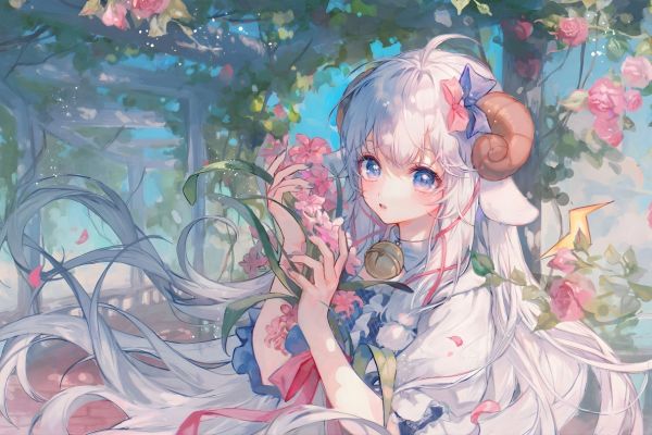 Hình nền anime nữ cute chất lượng cao