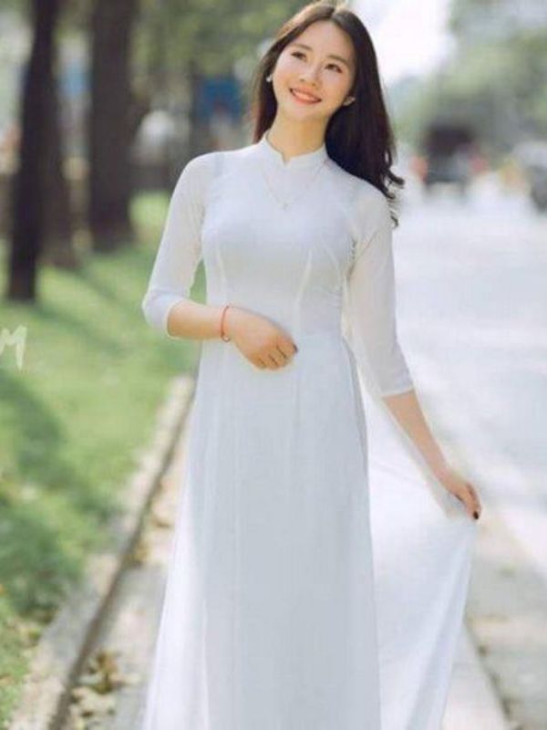 Ảnh nữ sinh áo dài thướt tha, duyên dáng