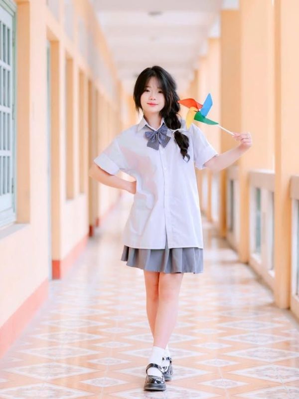 Ảnh nữ sinh cấp 2 đưa bạn quay lại tuổi học trò vô tư