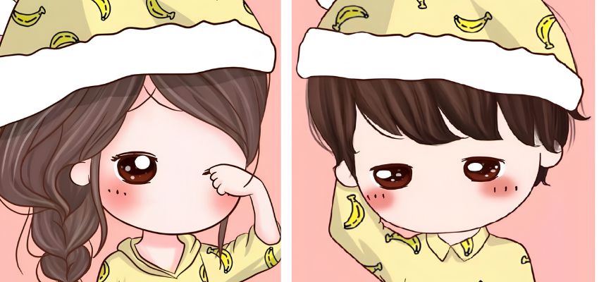 Avatar đôi vô tri cute dành cho các cặp đôi