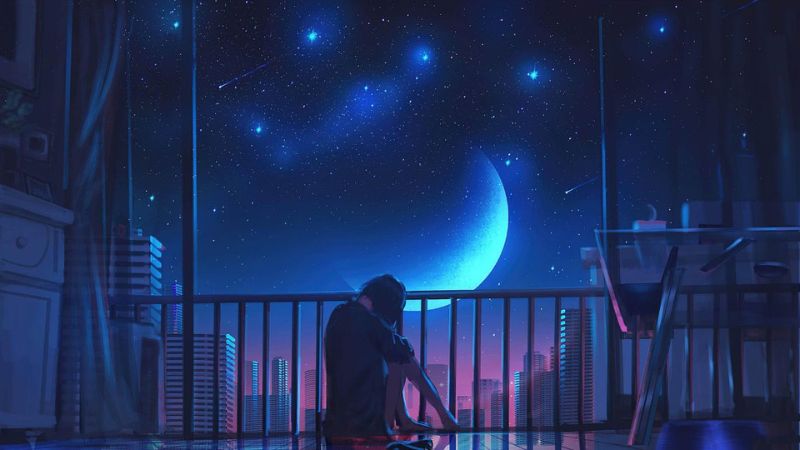 Hình nền cô đơn trầm buồn và đầy tâm sự