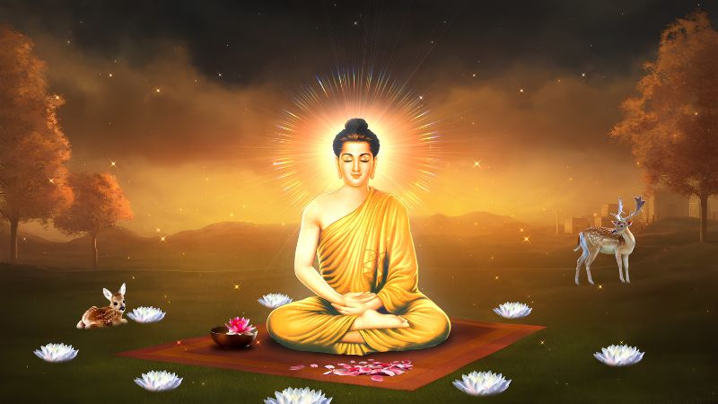Hình nền Phật đẹp giúp tâm hồn bình yên và thanh tịnh