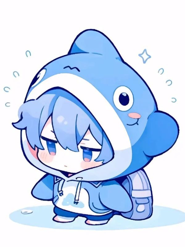 Ảnh anime boy chibi cute làm avatar, hình nền cực chất