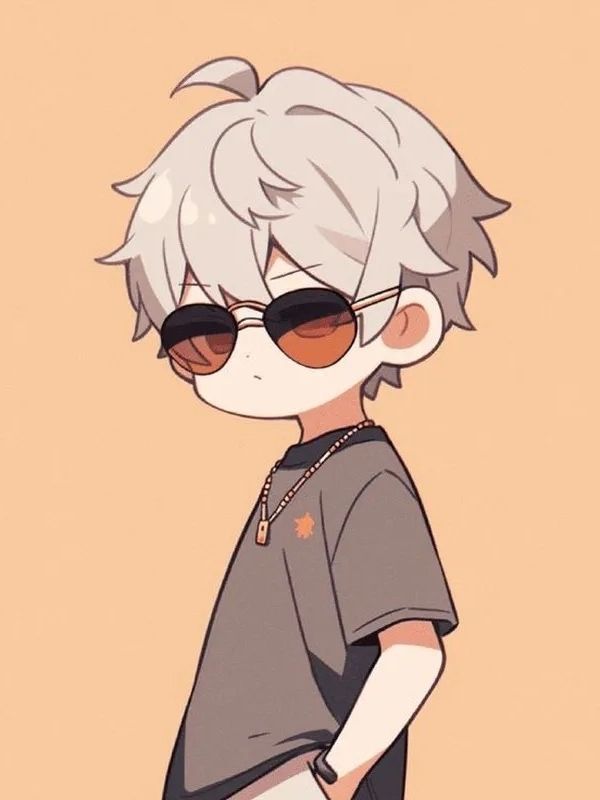 Ảnh anime boy chibi cute làm avatar, hình nền cực chất