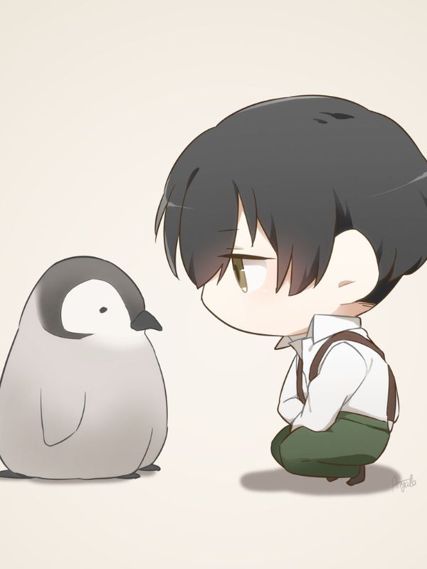Ảnh anime boy chibi cute làm avatar, hình nền cực chất
