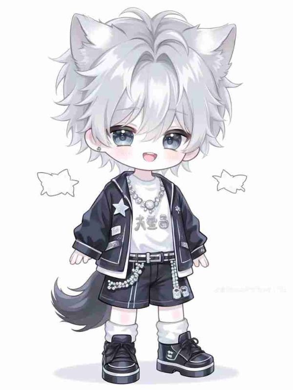 Ảnh anime boy chibi cute làm avatar, hình nền cực chất