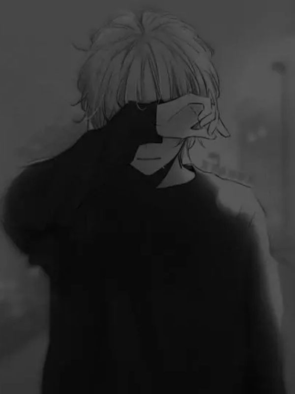 Ảnh anime nam buồn đen trắng đầy tâm trạng