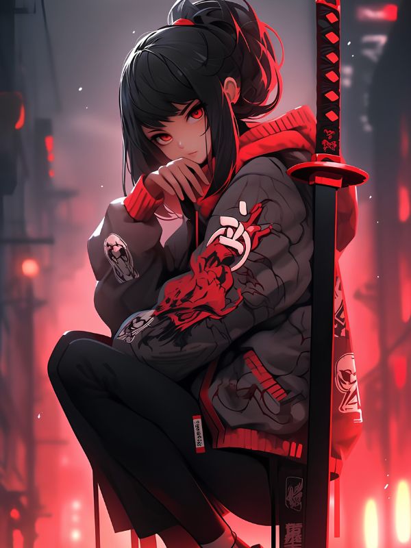 Ảnh anime nữ ngầu lạnh lùng, cá tính chuẩn HD
