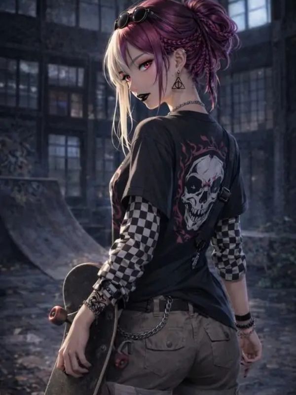 Ảnh anime nữ ngầu lạnh lùng bí ẩn và đầy khí chất