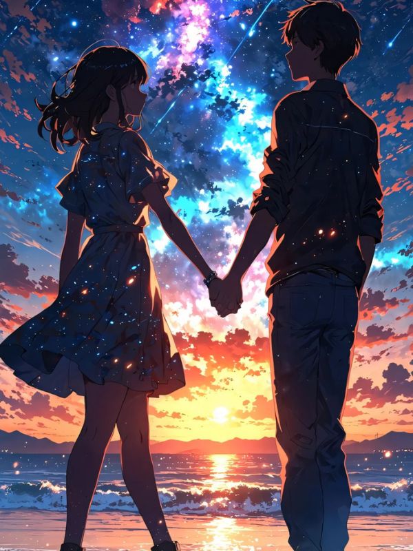 Ảnh cặp đôi anime lãng mạn dành cho các couple