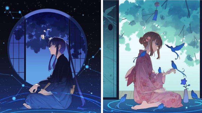 Ảnh đôi anime cắt đẹp và cực chất dành cho các couple