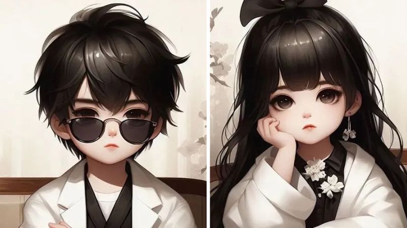 Ảnh đôi anime cắt đẹp và cực chất dành cho các couple