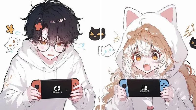 Ảnh đôi anime cắt đẹp và cực chất dành cho các couple