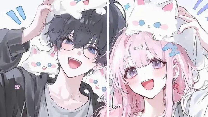 Ảnh đôi anime cắt đẹp và cực chất dành cho các couple