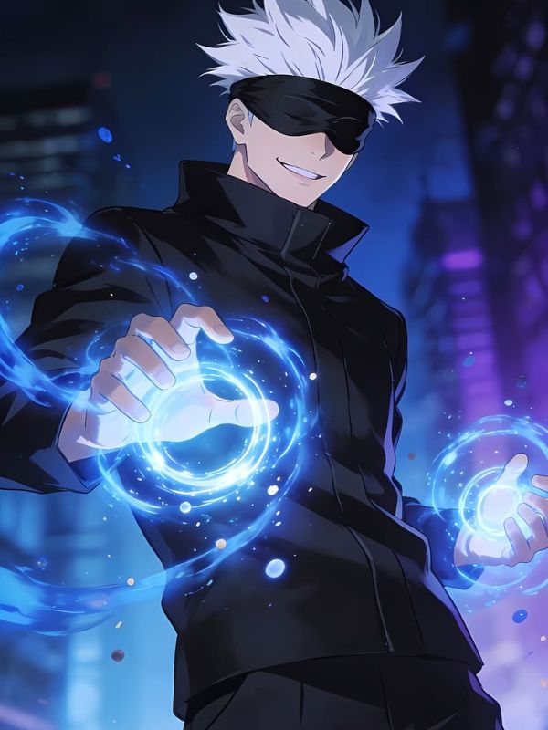 Ảnh Gojo ngầu cực chất dành cho fan Jujutsu Kaisen