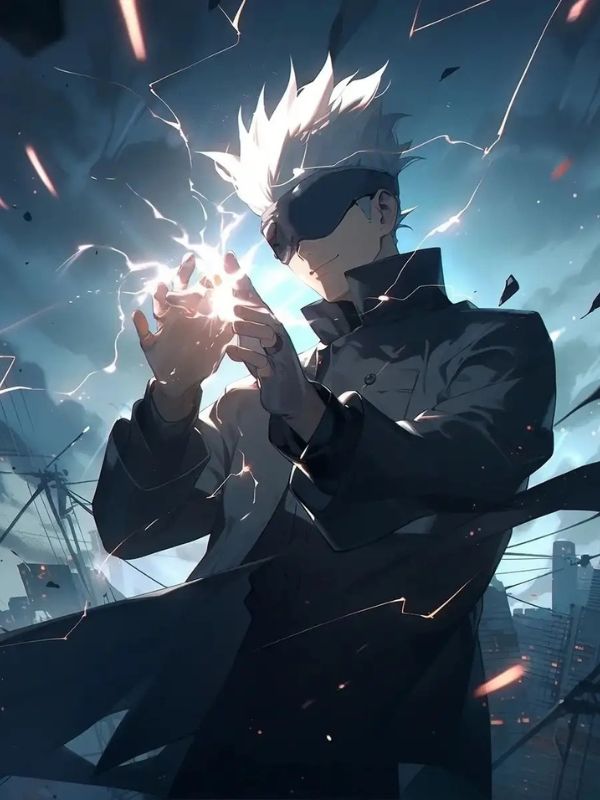 Ảnh Gojo ngầu cực chất dành cho fan Jujutsu Kaisen