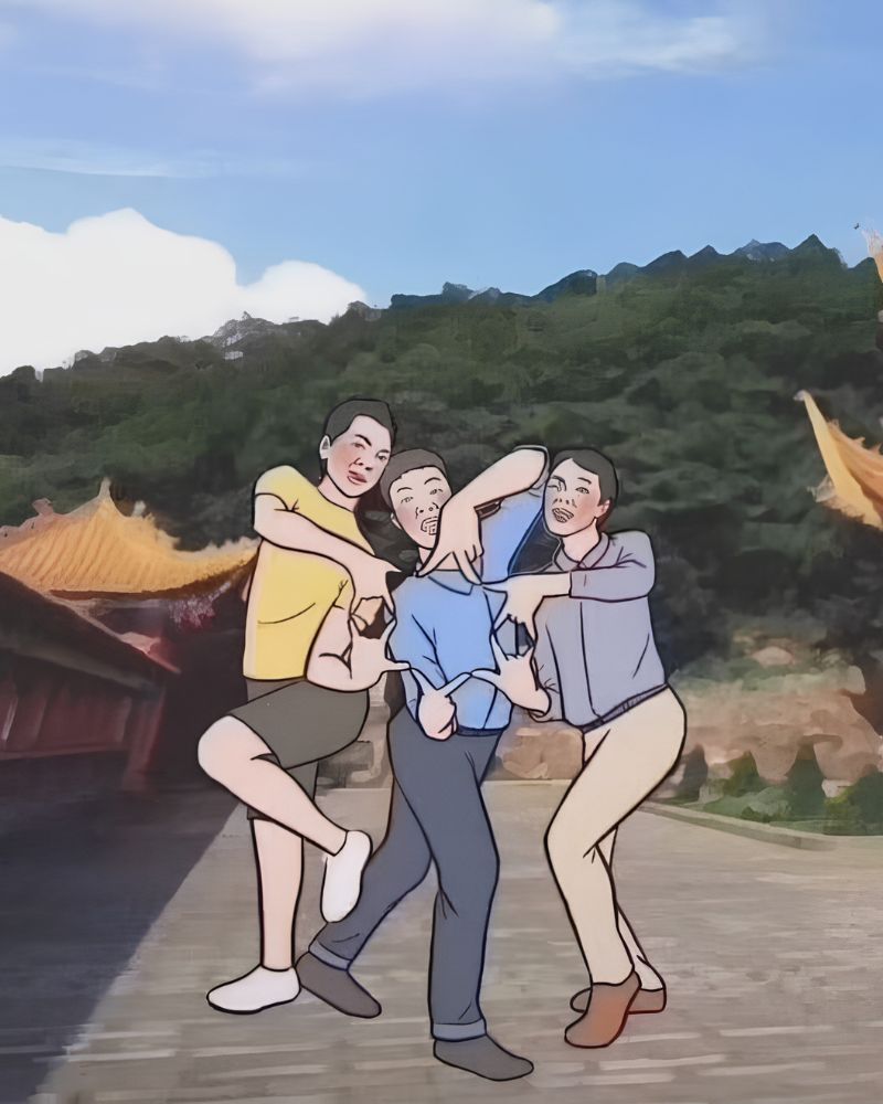 Ảnh nhóm bựa mang đến những màn tấu hài tập thể