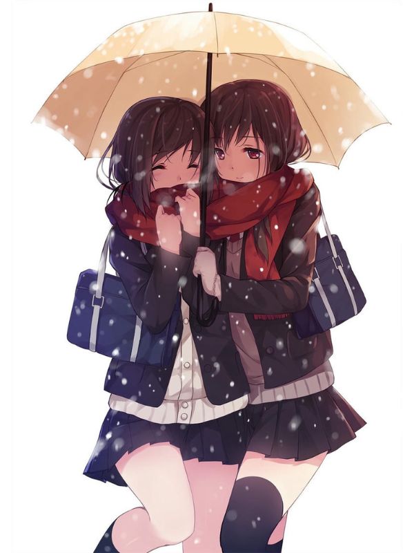 Ảnh anime bách hợp siêu ngọt ngào dành cho fan Yuri