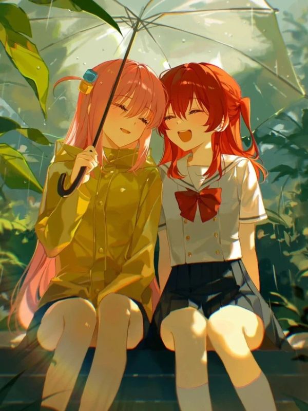 Ảnh anime bách hợp siêu ngọt ngào dành cho fan Yuri