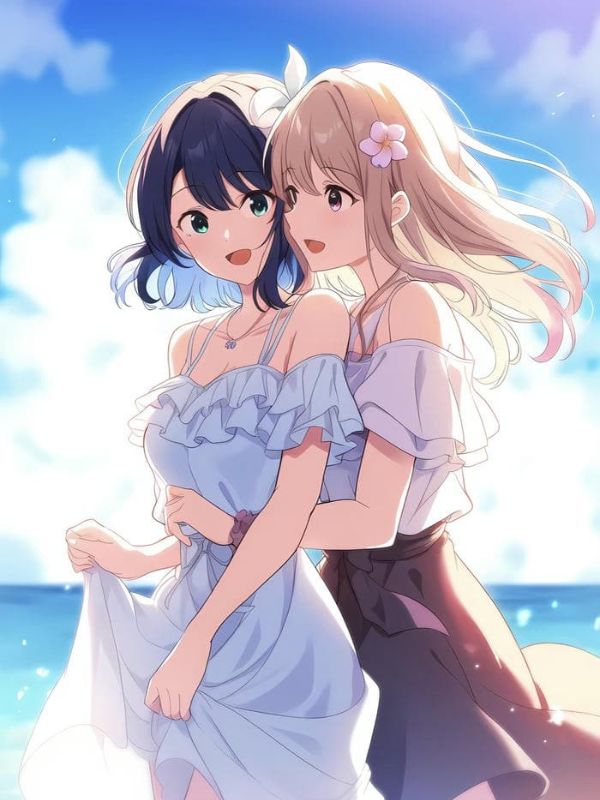 Ảnh anime bách hợp siêu ngọt ngào dành cho fan Yuri