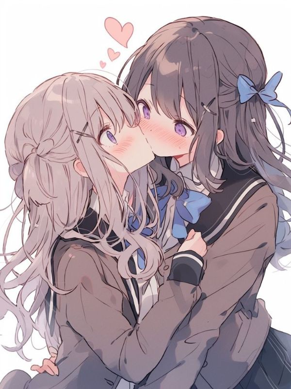 Ảnh anime bách hợp siêu ngọt ngào dành cho fan Yuri
