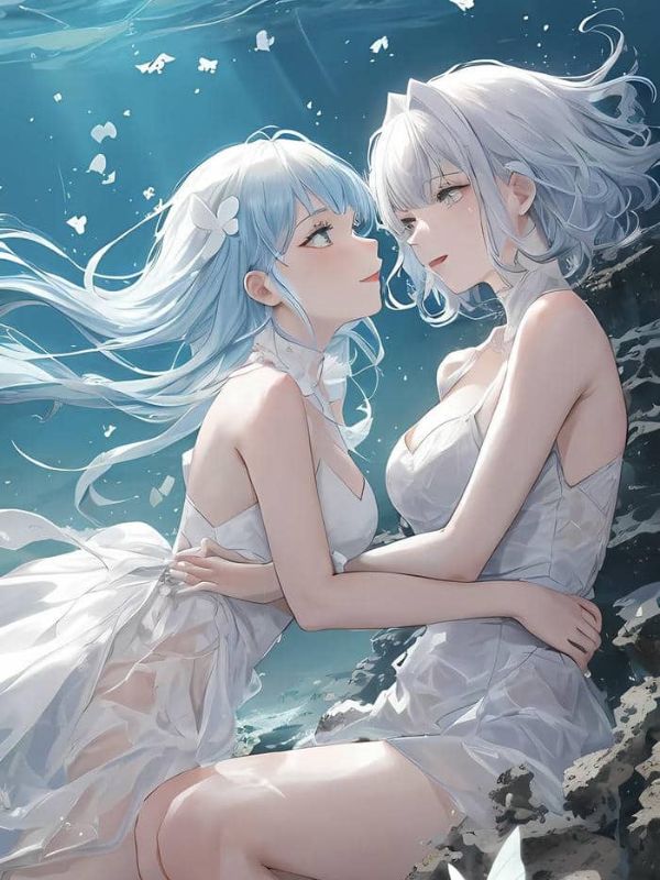 Ảnh anime bách hợp siêu ngọt ngào dành cho fan Yuri