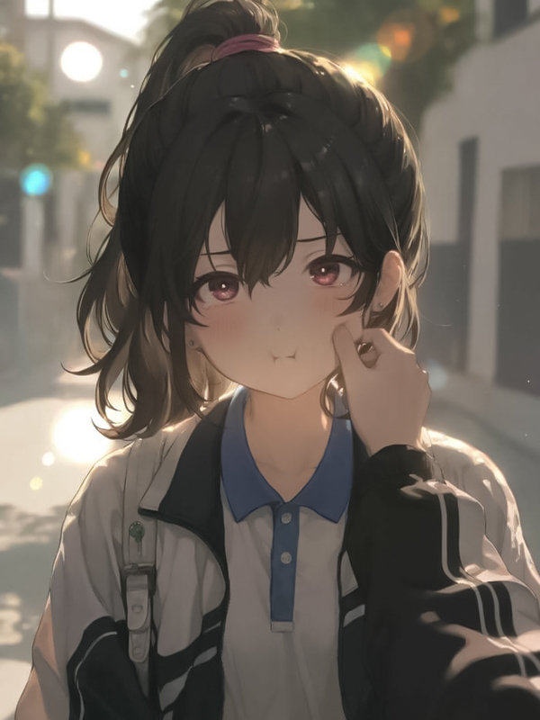 Avatar anime nữ ngầu phong cách học đường