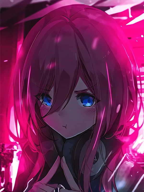 Avatar anime nữ ngầu phong cách cyberpunk hiện đại