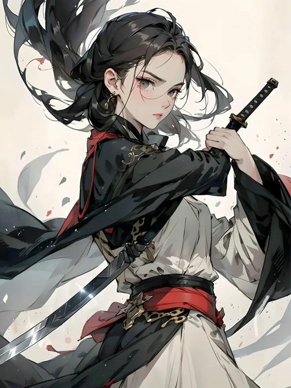 Avatar anime nữ ngầu chiến binh mạnh mẽ