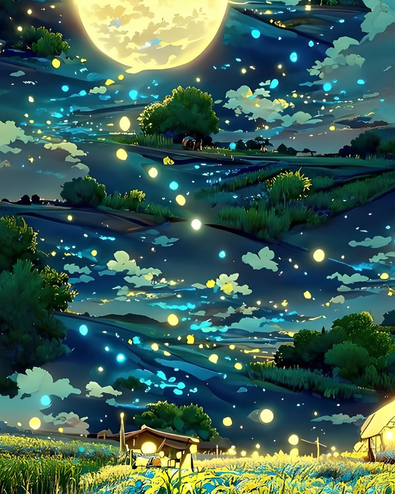 Anime phong cảnh hiếm mang vẻ đẹp bình yên, huyền ảo