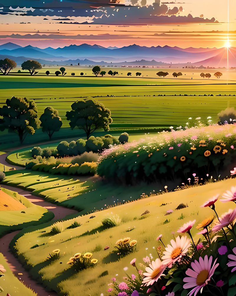 Anime phong cảnh hiếm mang vẻ đẹp bình yên, huyền ảo