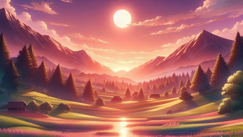 Anime phong cảnh hiếm mang vẻ đẹp bình yên, huyền ảo