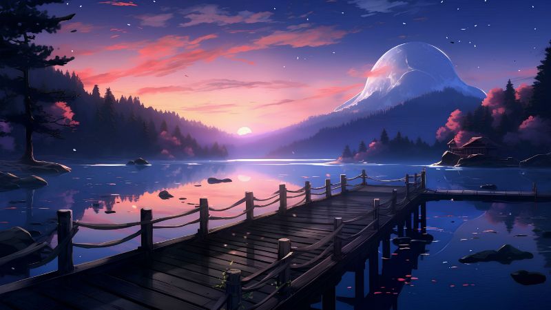 Anime phong cảnh hiếm mang vẻ đẹp bình yên, huyền ảo