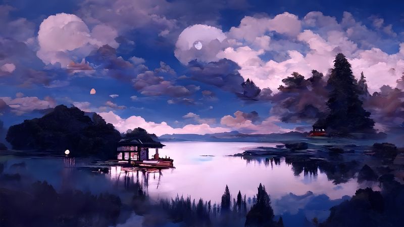 Anime phong cảnh hiếm mang vẻ đẹp bình yên, huyền ảo