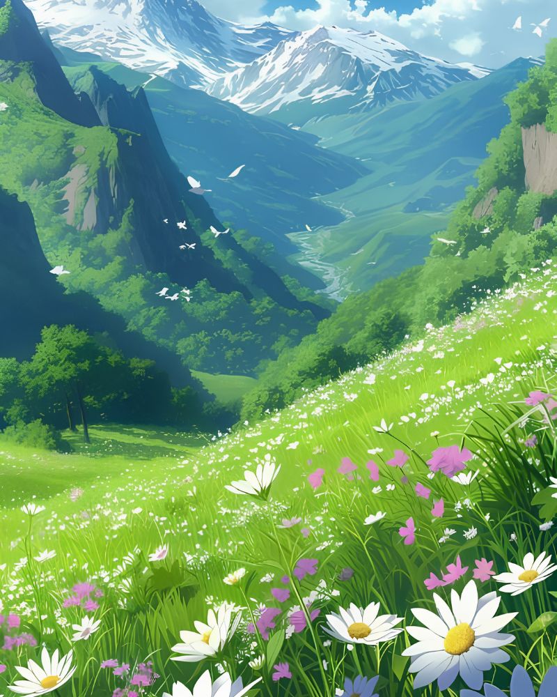 Anime phong cảnh hiếm mang vẻ đẹp bình yên, huyền ảo