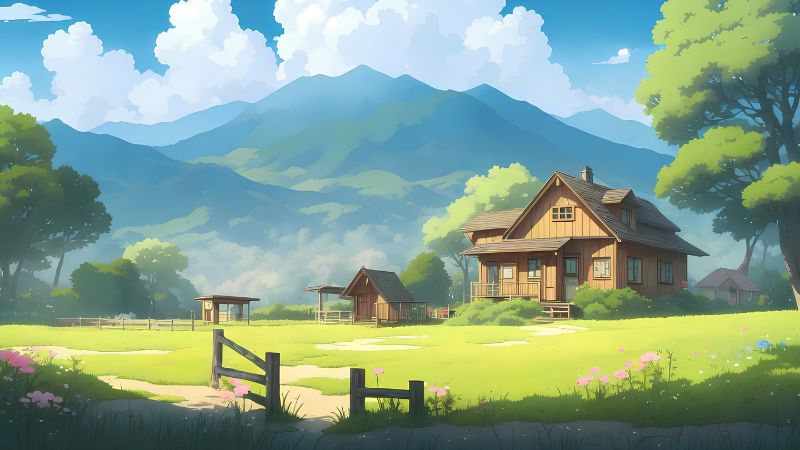 Anime phong cảnh hiếm mang vẻ đẹp bình yên, huyền ảo