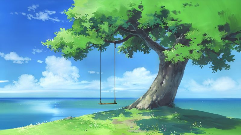 Anime phong cảnh hiếm mang vẻ đẹp bình yên, huyền ảo