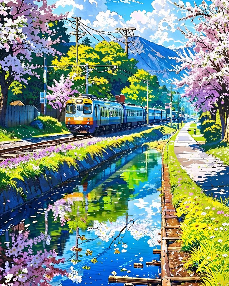 Anime phong cảnh hiếm mang vẻ đẹp bình yên, huyền ảo