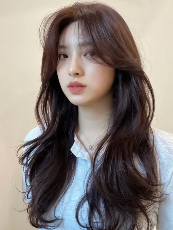 Avatar ảnh gái cute tóc dài nhẹ nhàng