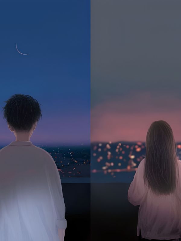 Avatar đôi cho 2 người vừa lãng mạn vừa cute