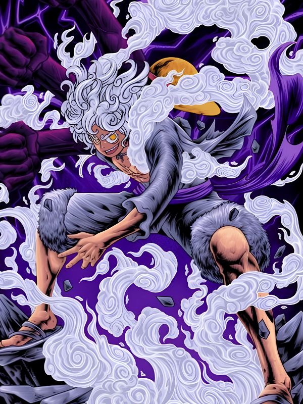 Avatar Luffy Gear 5 siêu ngầu dành cho fan One Piece