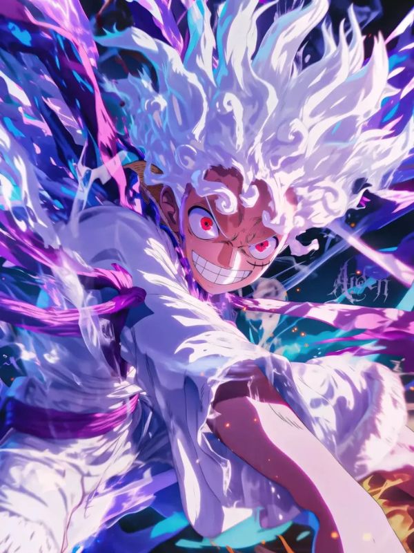 Avatar Luffy Gear 5 siêu ngầu dành cho fan One Piece