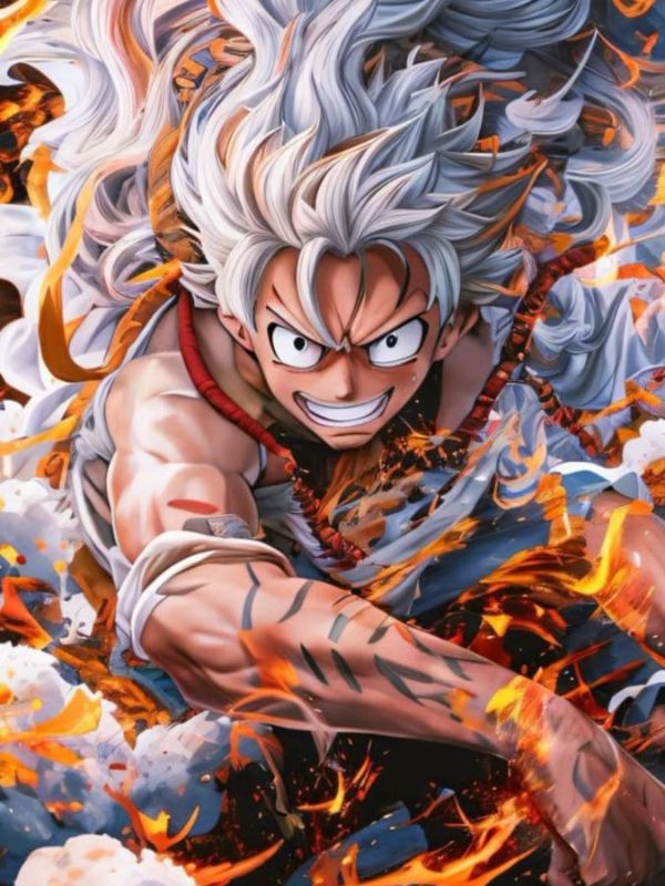 Avatar Luffy Gear 5 siêu ngầu dành cho fan One Piece