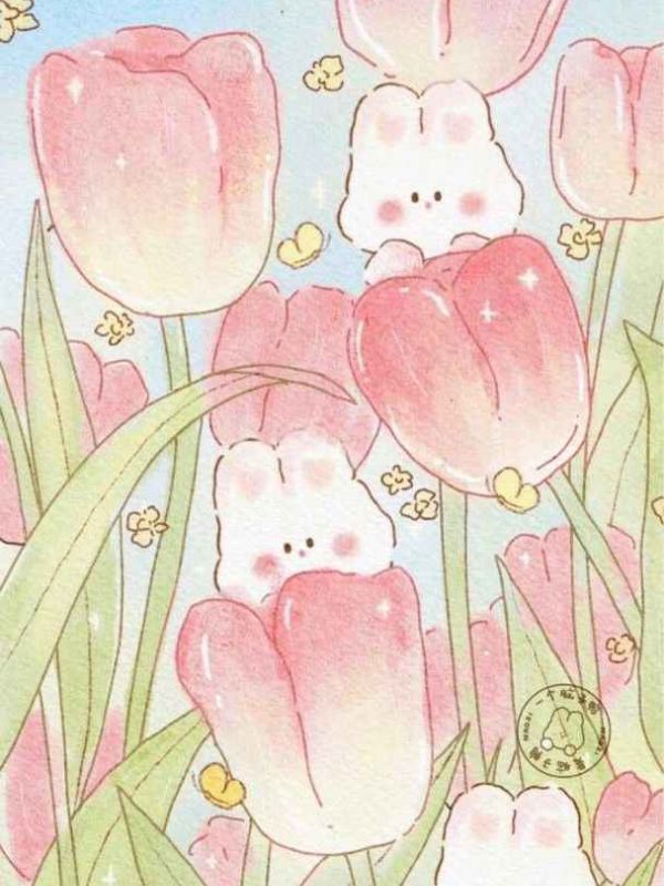Avatar màu hồng cute giúp trang cá nhân thêm dễ thương