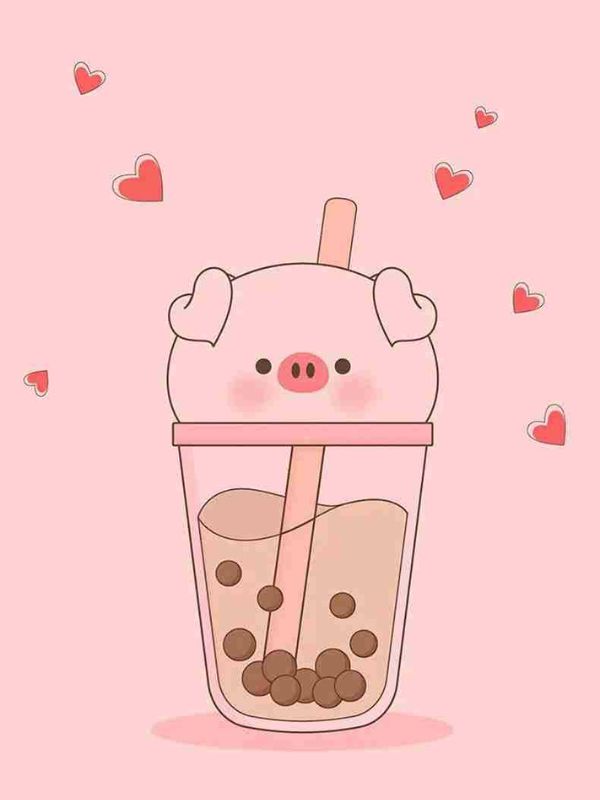 Avatar màu hồng cute giúp trang cá nhân thêm dễ thương