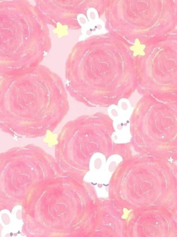 Avatar màu hồng cute giúp trang cá nhân thêm dễ thương
