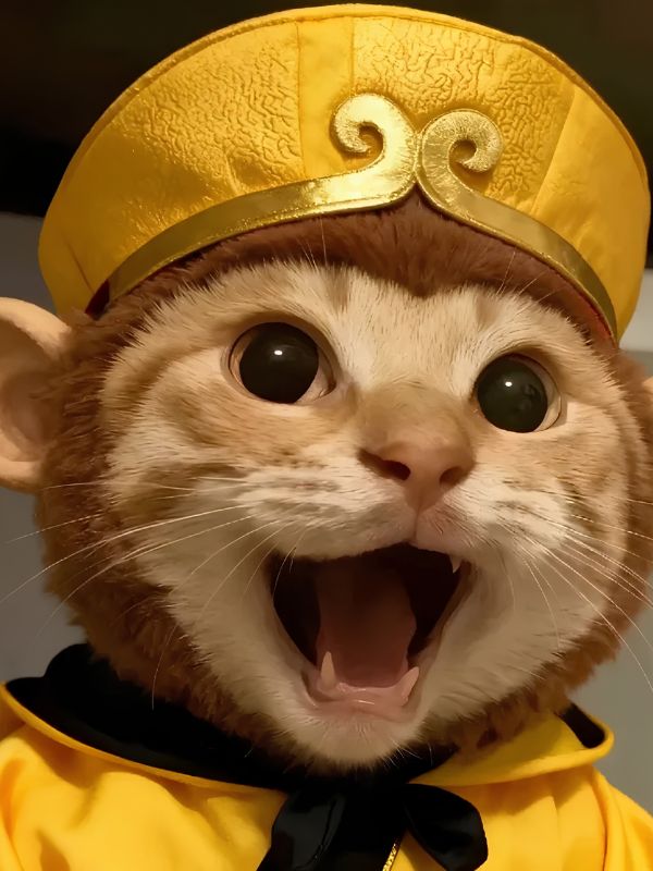Avatar mèo ngáo ngơ ngác, hài hước dành cho Gen Z