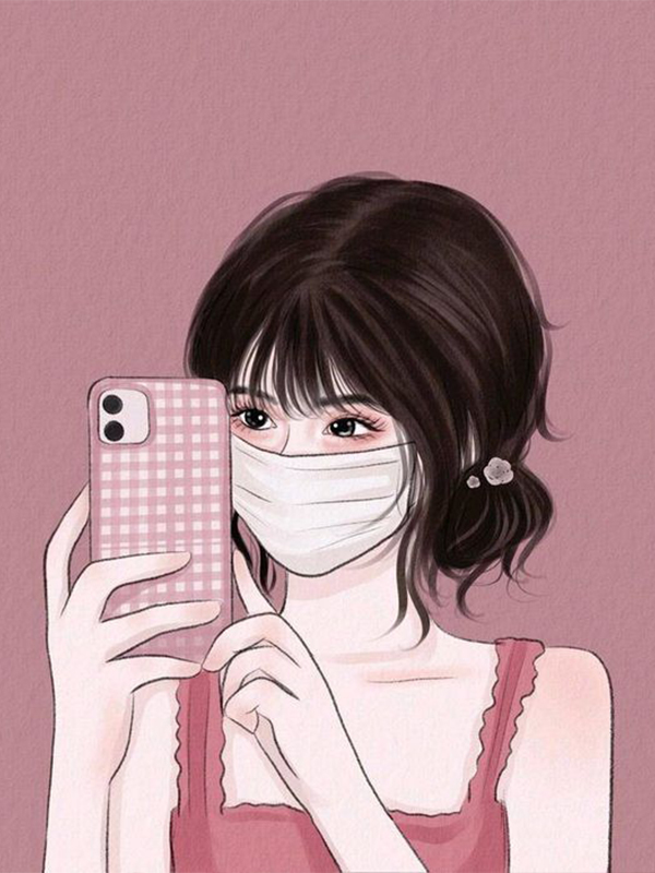Avatar nữ đẹp che mặt bí ẩn cuốn hút