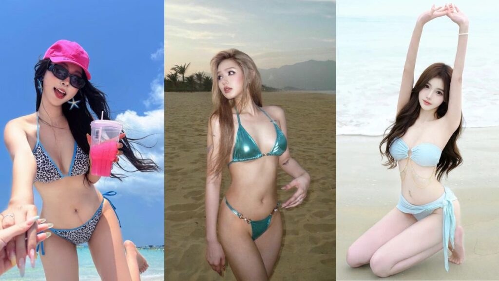 Ảnh gái mặc bikini khiến tim các chàng loạn nhịp