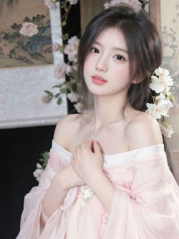 Ảnh gái xinh mặc pinky cực ngọt ngào
